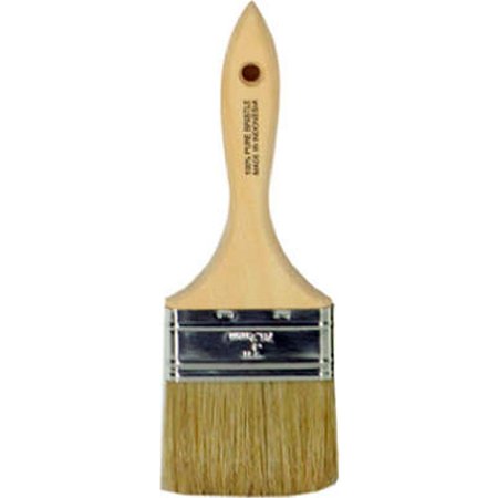 SHUR-LINE 700450019 3 in. Wood Handle Double Thick Chip Brush, White Bristle SH574705